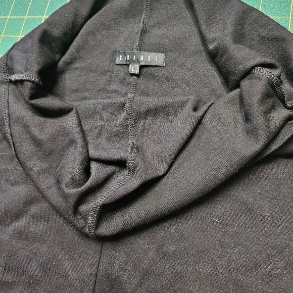 Black Linen-Blend Jumpsuit - Picture 3 of 3